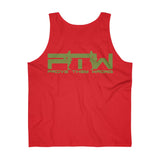 Prove Them Wrong Tank Top With Olive Green Logo (Multiple Tank Colors/Non Embroidered)