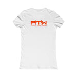 Prove Them Wrong Women's T-Shirt With Orange Logo (Multiple Shirt Colors/Non Embroidered)