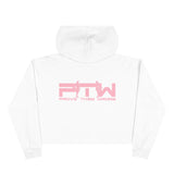 Prove Them Wrong Crop Top Hoodie With Light Pink Logo (Multiple Hoodie Colors Non/Embroidered)