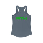 Prove Them Wrong Women's Tank Top With Light Green Logo (Multiple Tank Colors/Non Embroidered)