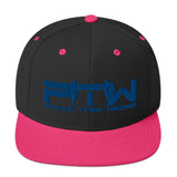 Prove Them Wrong Snapback Hat With Blue Logo (Multiple Hat Colors/Embroidered)