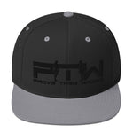 Prove Them Wrong Snapback Hat With Black Logo (Multiple Hat Colors/Embroidered)