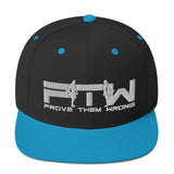 Prove Them Wrong Snapback Hat With White Logo (Multiple Hat Colors/Embroidered)