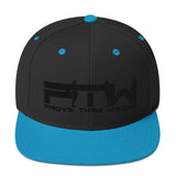 Prove Them Wrong Snapback Hat With Black Logo (Multiple Hat Colors/Embroidered)