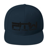 Prove Them Wrong Snapback Hat With Black Logo (Multiple Hat Colors/Embroidered)