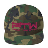 Prove Them Wrong Snapback Hat With PInk Logo (Multiple Hat Colors/Embroidered)