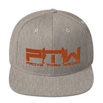 Prove Them Wrong Snapback Hat With Orange Logo (Multiple Hat Colors/Embroidered)