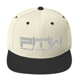 Prove Them Wrong Snapback Hat With White Logo (Multiple Hat Colors/Embroidered)