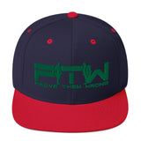 Prove Them Wrong Snapback Hat With Green Logo (Multiple Hat Colors/Embroidered)