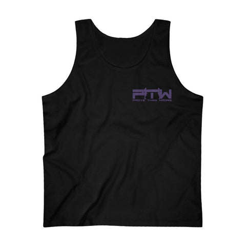 Prove Them Wrong Tank Top With Purple Logo (Multiple Tank Colors/Non Embroidered)