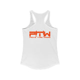 Prove Them Wrong Women's Tank Top With Orange Logo (Multiple Tank Colors/Non Embroidered)