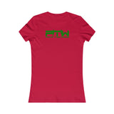 Prove Them Wrong Women's T-Shirt With Green Logo (Multiple Shirt Colors/Non Embroidered)