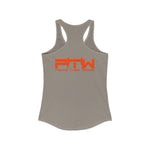 Prove Them Wrong Women's Tank Top With Orange Logo (Multiple Tank Colors/Non Embroidered)