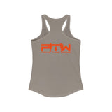 Prove Them Wrong Women's Tank Top With Orange Logo (Multiple Tank Colors/Non Embroidered)