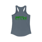 Prove Them Wrong Women's Tank Top With Green Logo (Multiple Tank Colors/Non Embroidered)