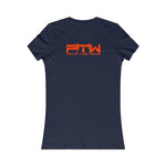 Prove Them Wrong Women's T-Shirt With Orange Logo (Multiple Shirt Colors/Non Embroidered)