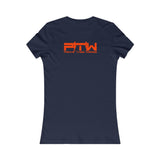 Prove Them Wrong Women's T-Shirt With Orange Logo (Multiple Shirt Colors/Non Embroidered)