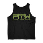 Prove Them Wrong Tank Top With Olive Green Logo (Multiple Tank Colors/Non Embroidered)