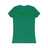 Prove Them Wrong Women's T-Shirt With Green Logo (Multiple Shirt Colors/Non Embroidered)