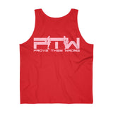 Prove Them Wrong Tank Top With Light Pink Logo (Multiple Tank Colors/Non Embroidered)