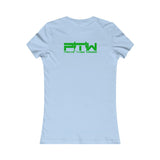 Prove Them Wrong Women's T-Shirt With Light Green Logo (Multiple Shirt Colors/Non Embroidered)