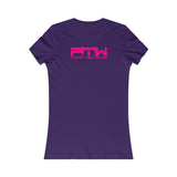 Prove Them Wrong Women's T-Shirt With Hot Pink Logo (Multiple Shirt Colors/Non Embroidered)