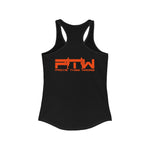 Prove Them Wrong Women's Tank Top With Orange Logo (Multiple Tank Colors/Non Embroidered)