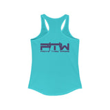 Prove Them Wrong Women's Tank Top With Purple Logo (Multiple Tank Colors/Non Embroidered)