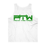 Prove Them Wrong Tank Top With Green Logo (Multiple Tank Colors/Non Embroidered)