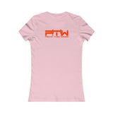 Prove Them Wrong Women's T-Shirt With Orange Logo (Multiple Shirt Colors/Non Embroidered)