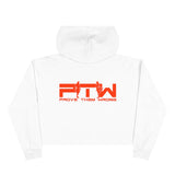 Prove Them Wrong Crop Top Hoodie With Orange Logo (Multiple Hoodie Colors Non/Embroidered)