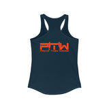 Prove Them Wrong Women's Tank Top With Orange Logo (Multiple Tank Colors/Non Embroidered)