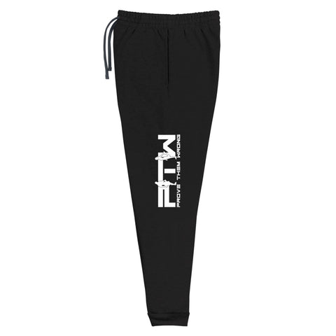 Prove Them Wrong Joggers With White Logo (Multiple Jogger Colors/Non Embroidered)